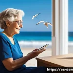 Home 12 치매관리사 관련 최신 연구 동향 - **Prompt 1: Smart Home Integration and Virtual Reality for Dementia Care**
"A bright, modern liv...